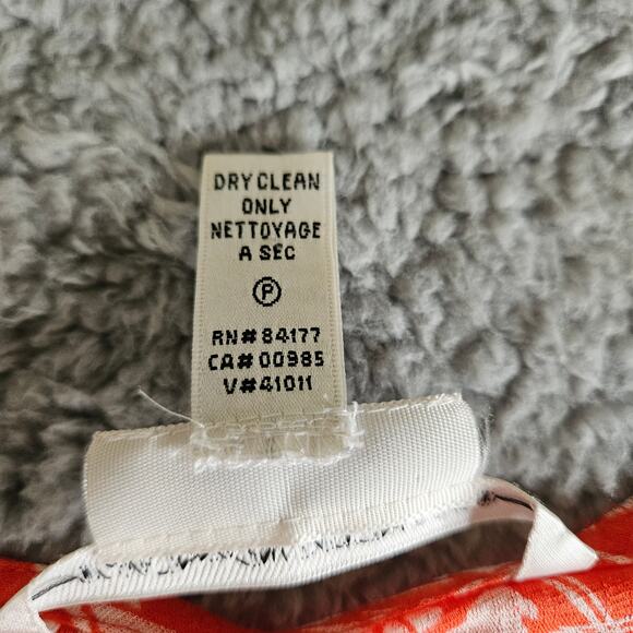 Women's Diane vonFurstenberg 100% Silk "Pea in the Pod" Faux Wrap Top Size Small - Picture 3 of 9